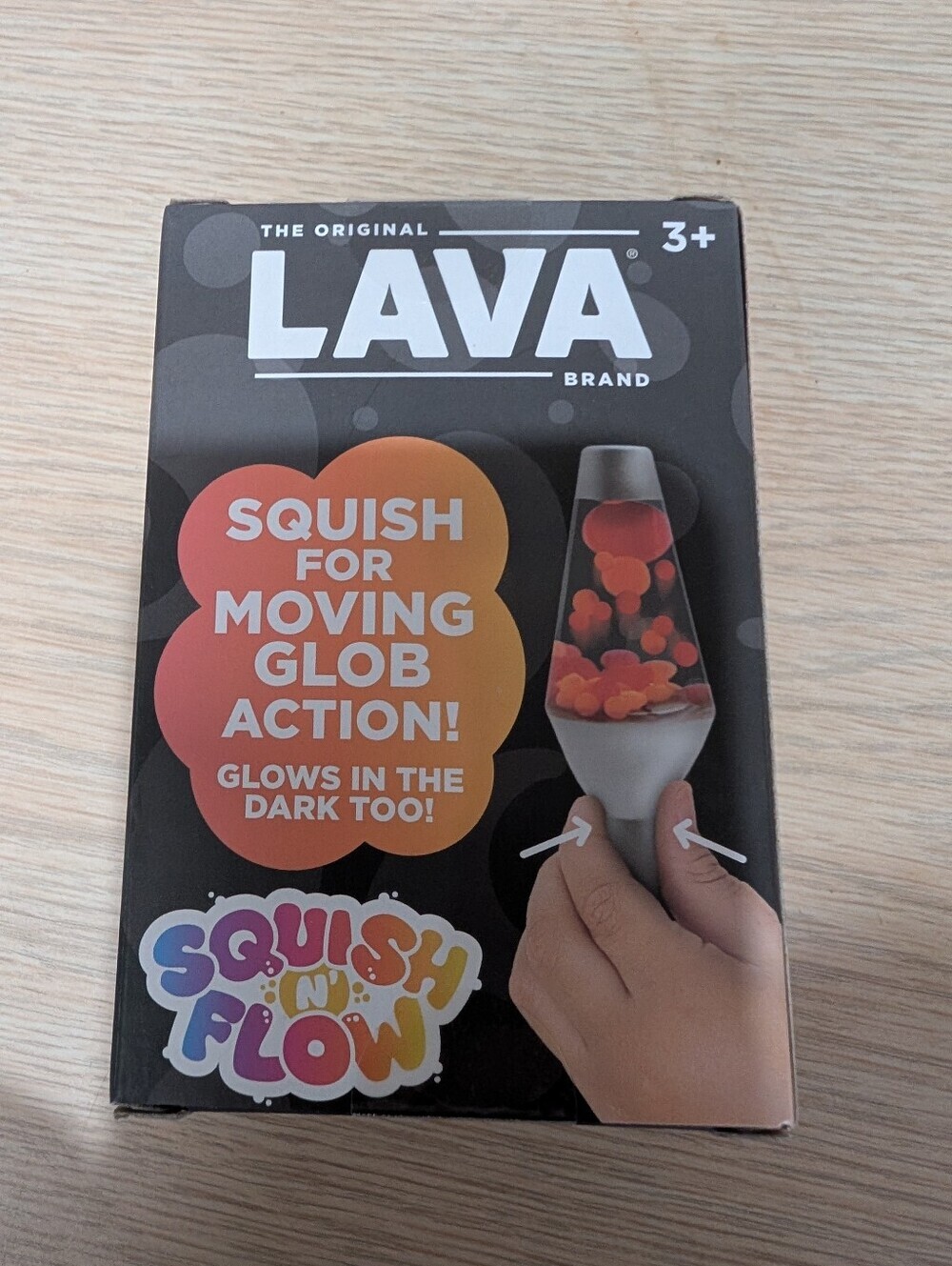 Schylling Squish n Flow LAVA Lamp Mini 3.75" - Picture 2 of 7